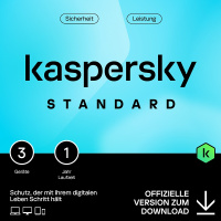 Kaspersky Standard, 1 Jahr, 3 Gerte              