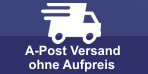 A-Post Versand ohne Aufpreis