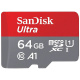 micro SDXC, SanDisk, Ultra Mobile UHS-I, 64GB     