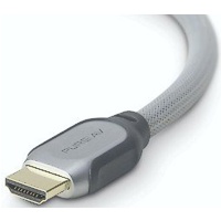 Video Kabel HDMI mit LAN flach, 0.75m             
