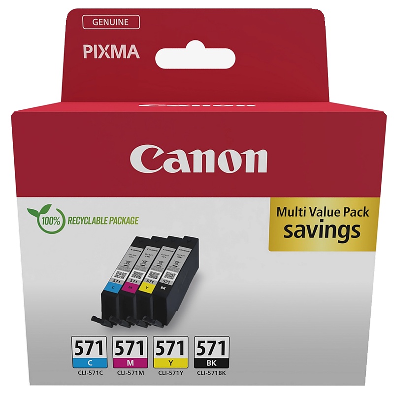 Canon-Patrone CLI-571PA Multipack (4x)