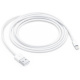 USB-Kabel 2.0, 480Mbps, A/Lightning, m/m, Apple, 2m weiss