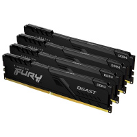 DDR4, 128GB, 3200Mhz Kingston Fury Beast (4x32GB) 