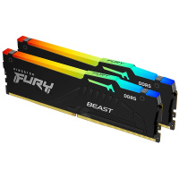 DDR5, 16GB, 5600Mhz Kingston Fury Beast RGB (2x8) 
