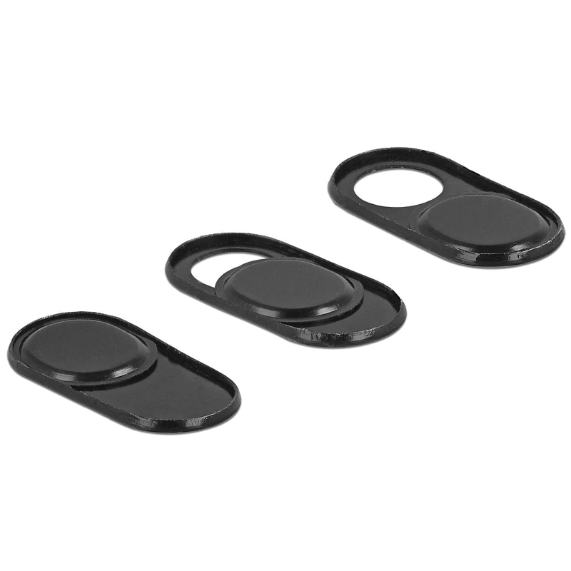 Webcam Abdeckung Delock, schwarz, 3 Stück Webcam Abdeckung Delock, schwarz, 3 Stück