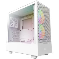 PC Gehuse, NZXT H5 Flow RGB, weiss matt          