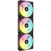 PC-Lfter, Corsair iCUE QX120 RGB, black, 3er Pack inkl. iCUE-Link-Hub     