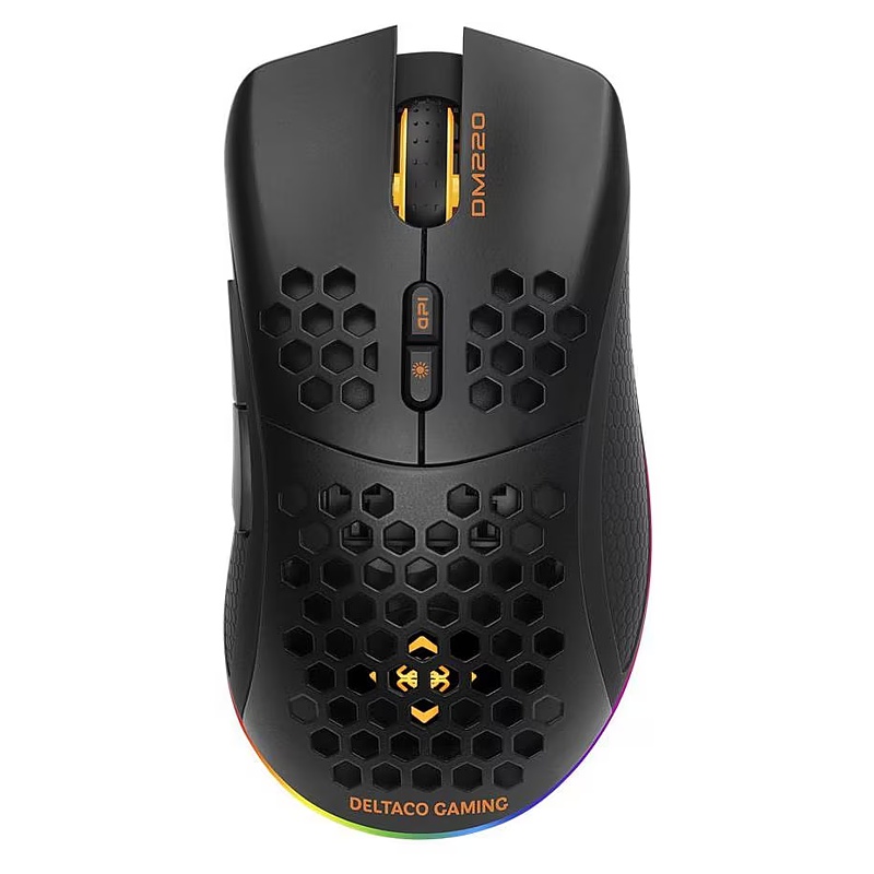 Maus DELTACO Lightweight GAM-120 RGB Wireless schwarz Maus DELTACO Lightweight GAM-120 RGB Wireless schwarz