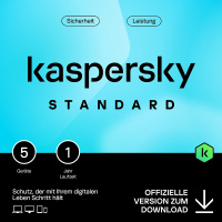 Kaspersky Standard, 1 Jahr, 5 Gerte              