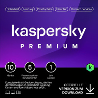 Kaspersky Premium, 1 Jahr, 10 Gerte              
