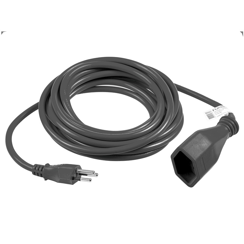 Verlängerungskabel T13-T12, 5m, schwarz alt=