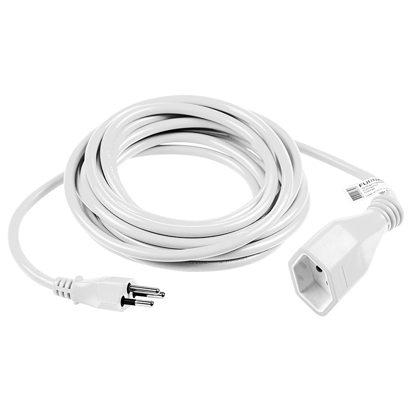 Verlängerungskabel T13-T12, 5m, weiss alt=