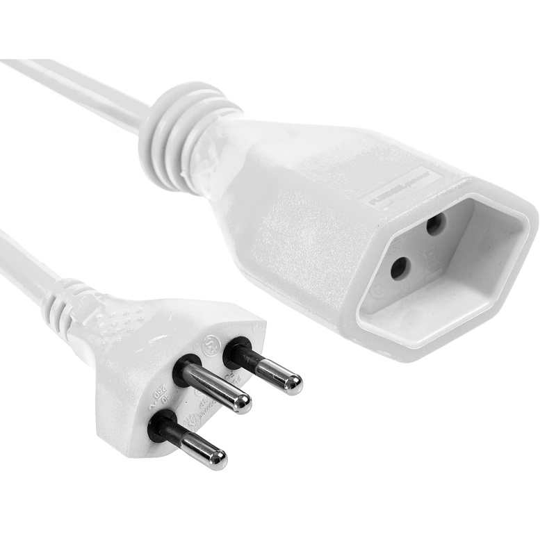 Verlängerungskabel T13-T12, 10m, weiss Verlängerungskabel T13-T12, 10m, weiss