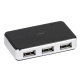 USB-Hub 2.0, 4 Port, Vivanco, USB-A mit Netzteil  