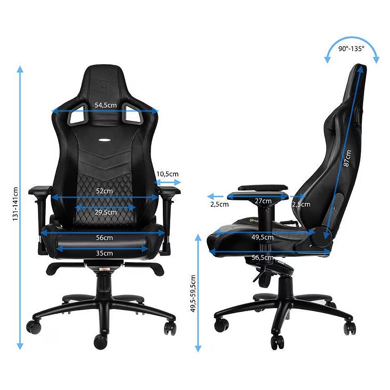 Gaming Seat noblechairs EPIC, schwarz alt=