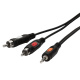 Audio Kabel Verbindung 2xCinch 3,5mm / Stecker, 2,5m