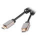 Video Kabel HDMI mit LAN, Premium High Speed, vergoldet, 1.0m