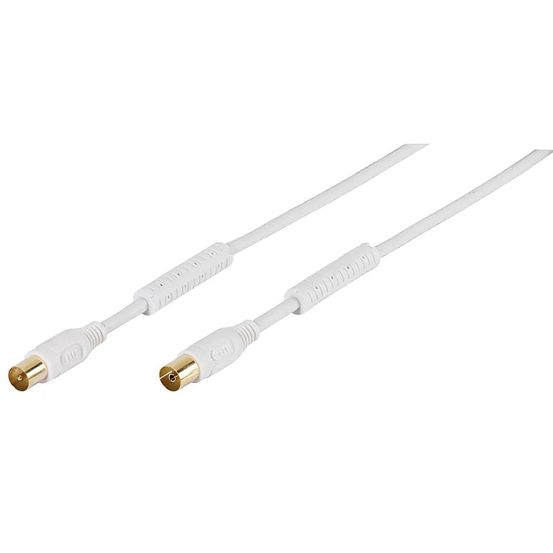 Kabel TV/Radio Koaxial, vergoldet, 3m Kabel TV/Radio Koaxial, vergoldet, 3m