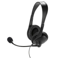Headset Vivanco Stereo On Ear mit Mikrofon+Laufstärkeregler, 3,5mm
