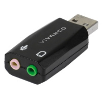 Soundcard- & Headset Adapter, USB / 3,5mm