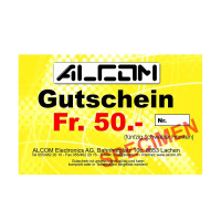ALCOM Gutschein Fr. 50.-                          