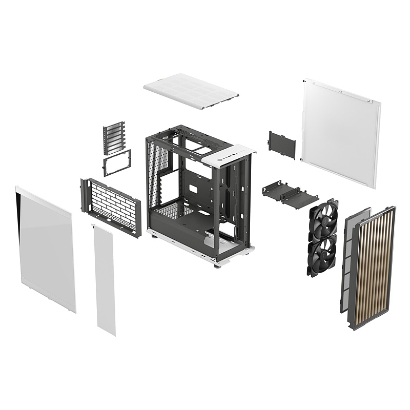 PC Gehäuse, Fractal North TG Clear, inkl. Fenster alt=