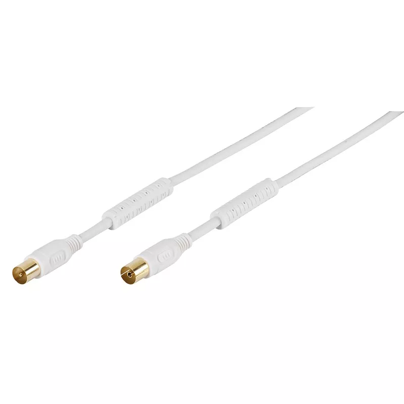 Kabel TV/Radio Koaxial, vergoldet, 5m