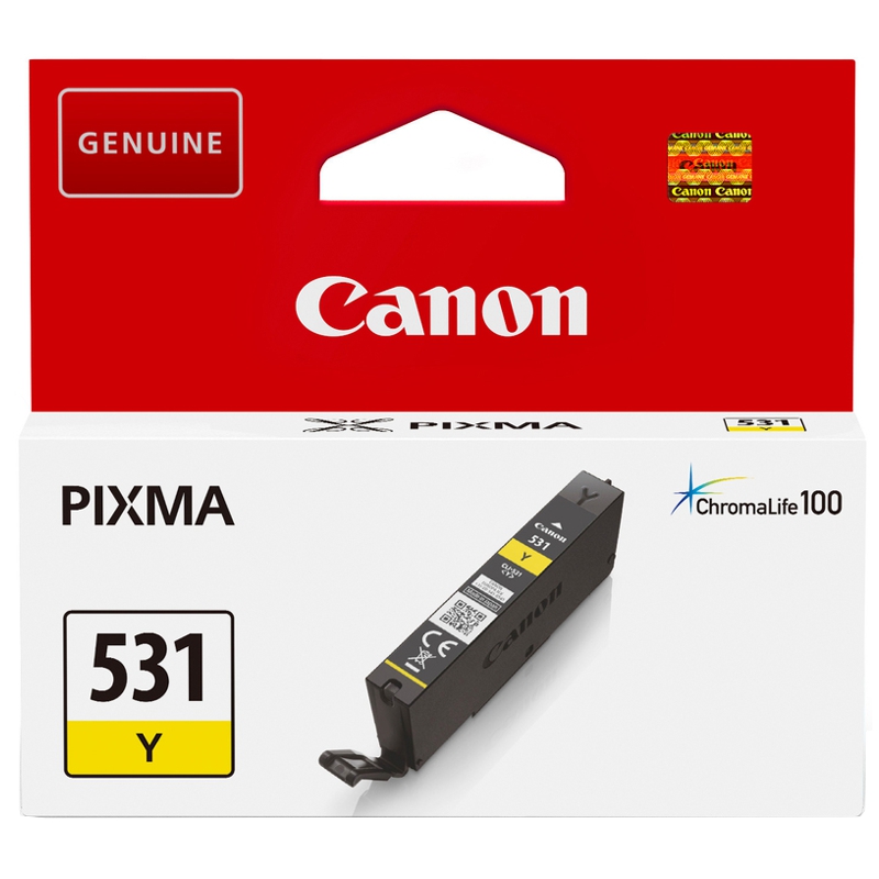 Canon-Patrone CLI-531, yellow Canon-Patrone CLI-531, yellow