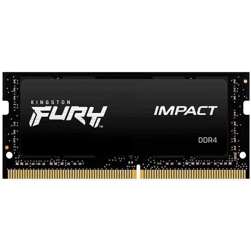 SO-DDR4, Kingston Fury Impact 3200Mhz, 32GB (1x32) SO-DDR4, Kingston Fury Impact 3200Mhz, 32GB (1x32)