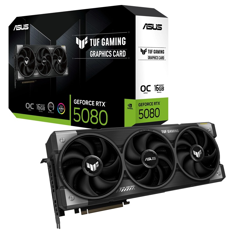Grafikkarte RTX5080 ASUS, 16GB TUF OC Grafikkarte RTX5080 ASUS, 16GB TUF OC