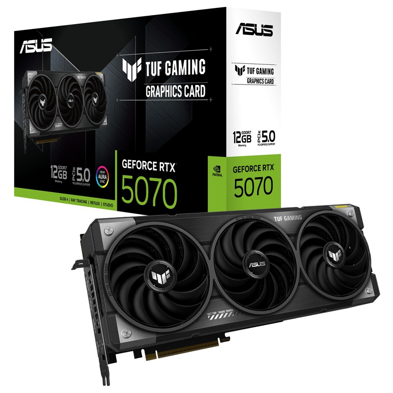 Grafikkarte RTX5070 ASUS, 12GB TUF Grafikkarte RTX5070 ASUS, 12GB TUF