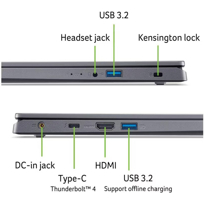 Notebook 15.6, Acer Aspire 15 A15-51M-726S, i7, 16GB RAM alt=