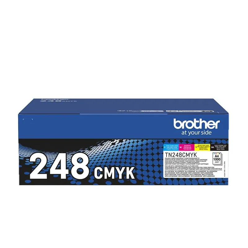 Laser-Toner Brother TN-248 VAL 4Pack