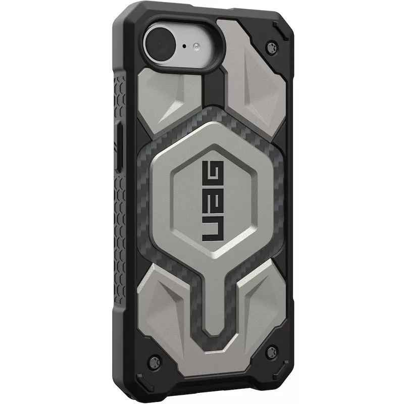 Back-Cover UAG Monarch Pro Case, zu iPhone 17e, titanium