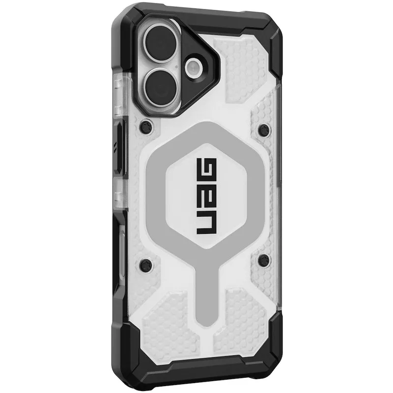 Back-Cover UAG Pathfinder Magsafe Case, zu iPhone 17, ice/silver