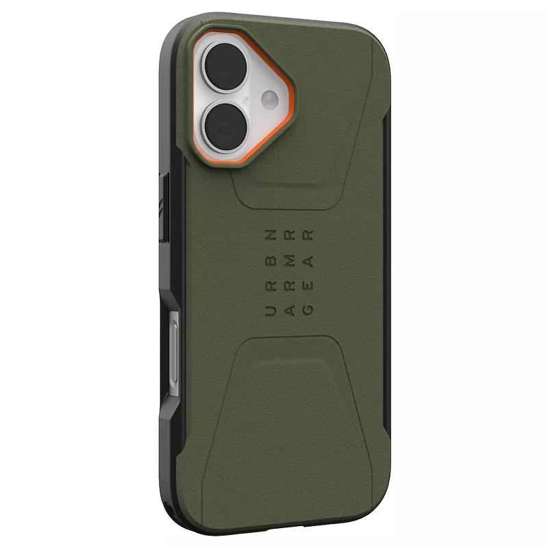 Back-Cover UAG Civilian Magsafe Case, zu iPhone 17, olive/orange