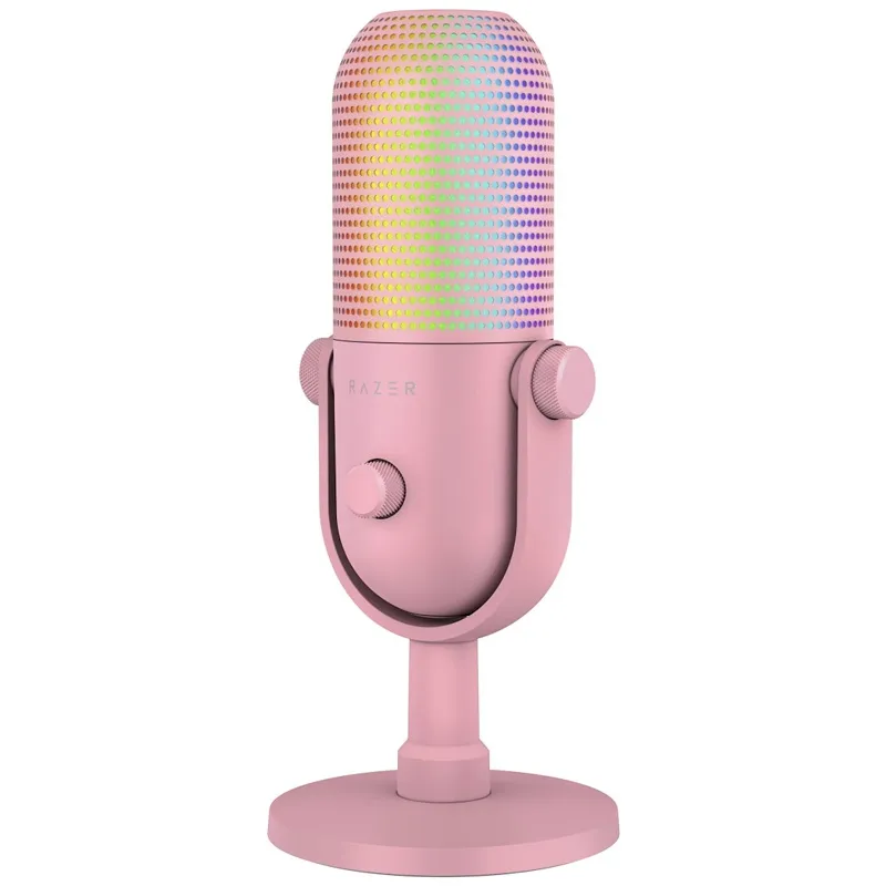 Mikrofon Razer Seiren V3 Chroma 32bit DSP, pink