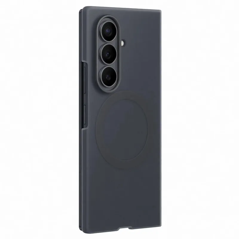 Back-Cover Samsung Silicone Magnet, zu Galaxy Fold8 Ultra, schwarz