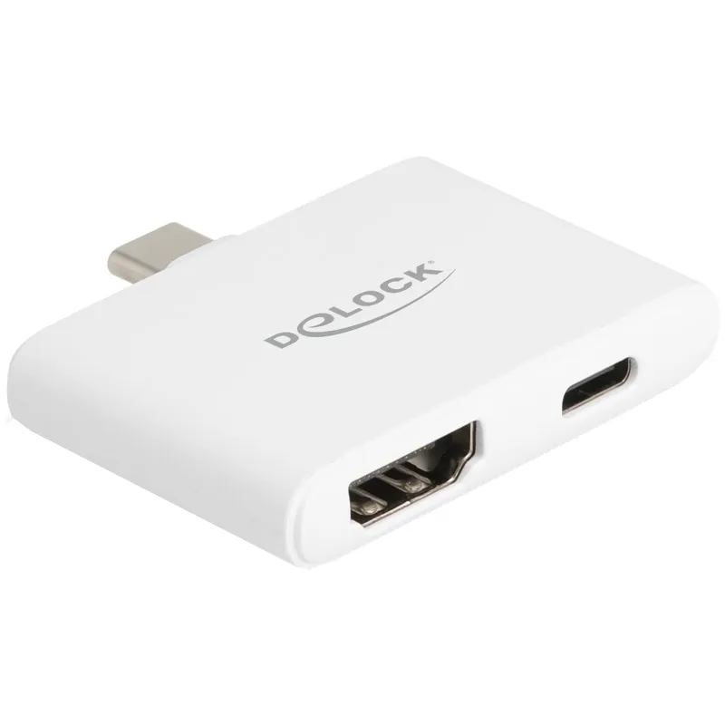 Adapter USB-C Stecker / USB-C Buchse (10G/94W) + HDMI Buchse (4K 60Hz)