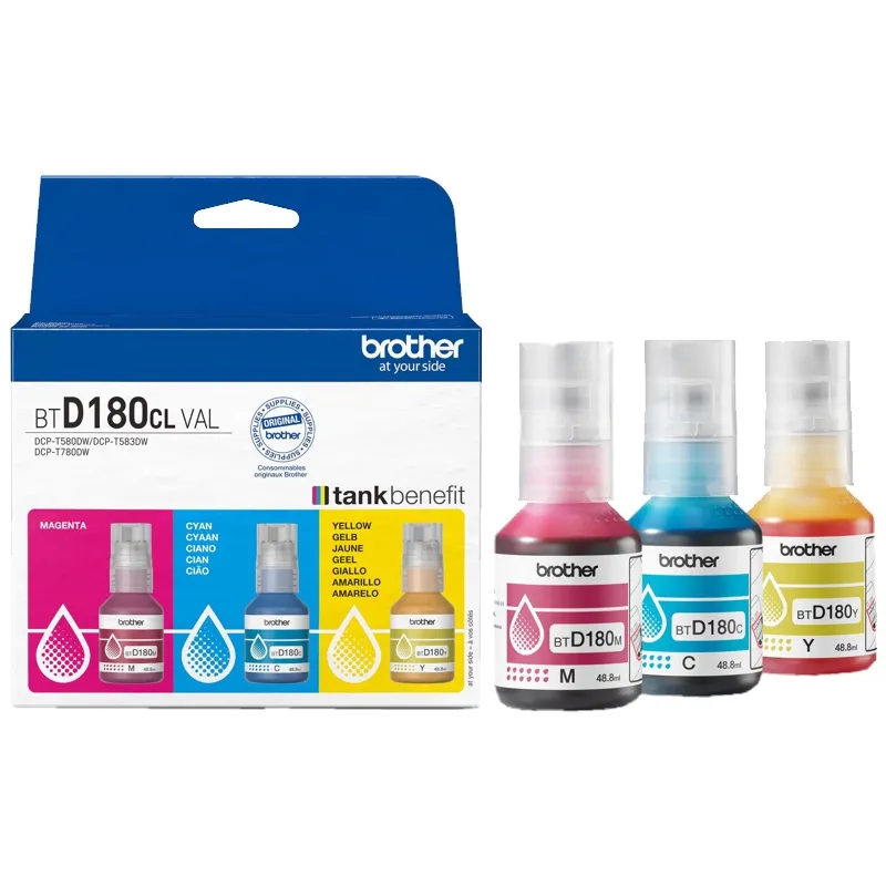 Brother Tinte BTD180CLVAL, Multipack (c,y,m)