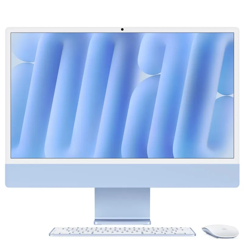Apple iMac 24 Zoll (2026), M6 CPU, 12-Core GPU, 512GB SSD, 24GB RAM, blau
