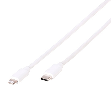 Kabel USB 2.0 480Mbps, C/Lightning, m/m, 1m, weiss Kabel USB 2.0 480Mbps, C/Lightning, m/m, 1m, weiss