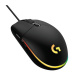 Maus Logitech G203 Lightsync, schwarz