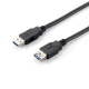 USB-Verlngerungskabel 3.2 Gen 1x1, 5Gbps, A/A, m/w, Delock, 2m schwarz