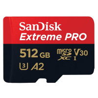 micro SDXC, SanDisk, Extreme Pro UHS-I A2, 512GB