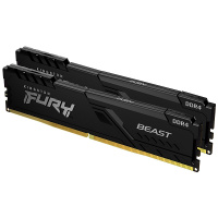 DDR4, 64GB, 3200Mhz Kingston Fury Beast (2x32GB)  