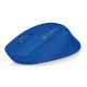 Maus Logitech M280 blau, USB Nano