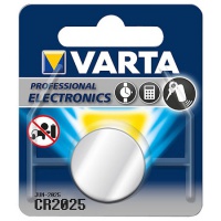 Batterie VARTA Knopfzelle, CR2025, 1 Stück