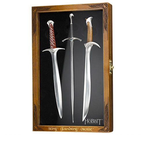 Brieföffner: Der Hobbit - Set Schwerter (28cm)