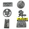 Ansteck-Buttons: Alien Limited Edition - 6er Pack